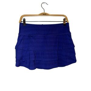 Athleta Purple Striped Swagger Tiered Tennis Skort - Size S